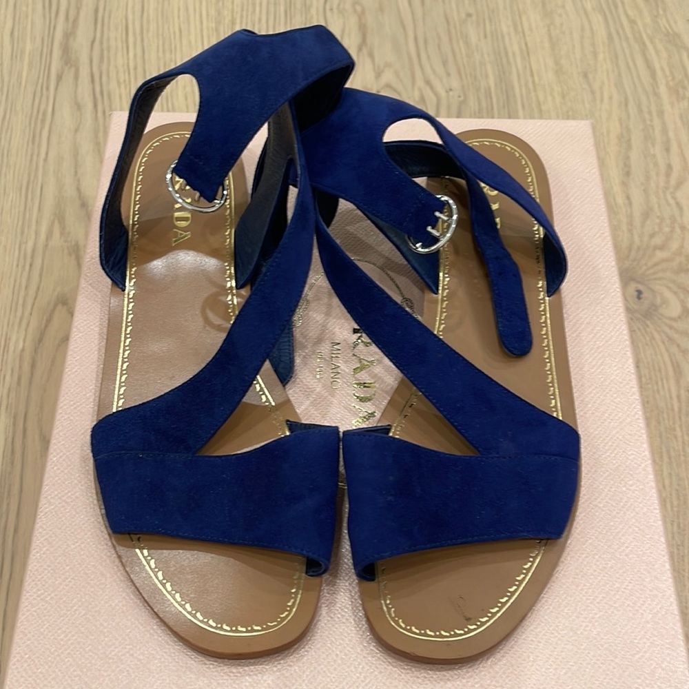 Prada sandals worn a handful of times purchased from Neiman Marcus!